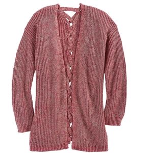 Cloud Chaser Lace-up‎ Back Cardigan